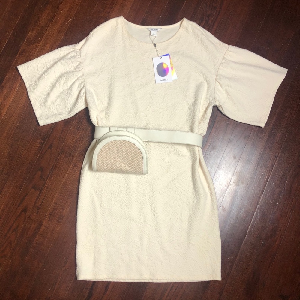 NWT MODERN WHITE DRESS BY MONKI (from ASOS)